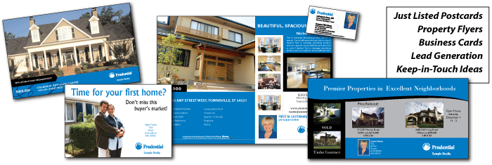 Prudential postcard designs