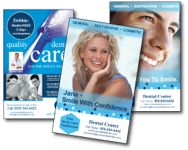 dental campaign postcard samples