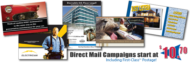 Direct Mail Postcards postcard mailings