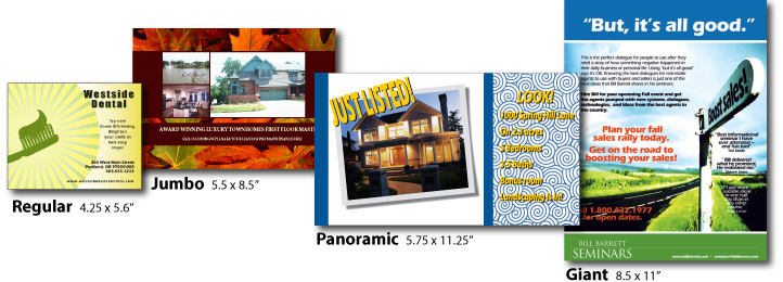 marketing postcards